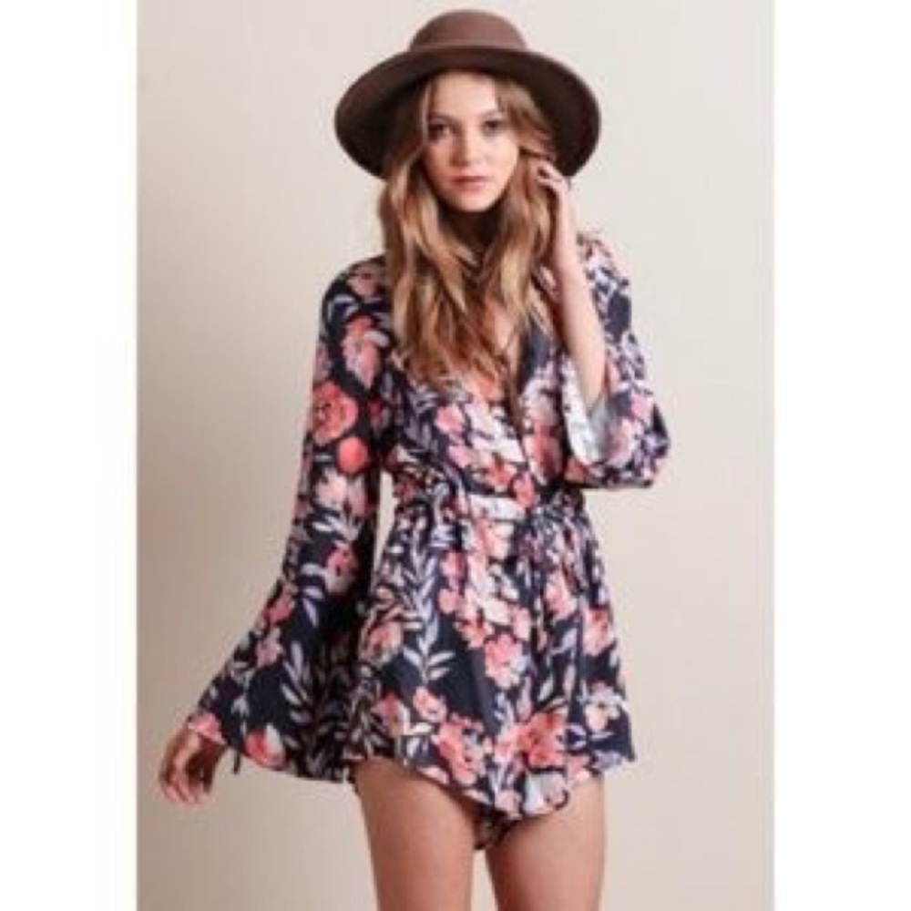 Some days Lovin floral romper